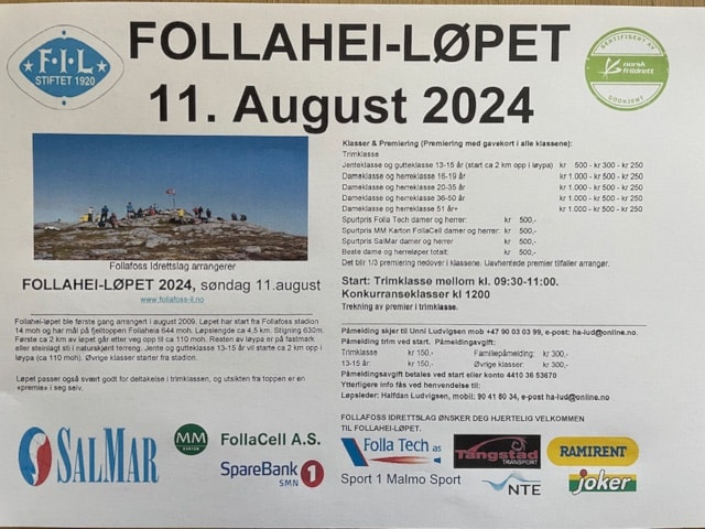 Follaheiløpet 2024